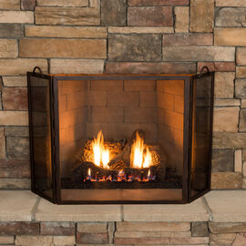 Multipaneled Fireplace Screens