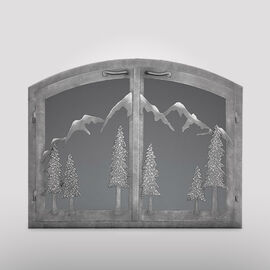 Arched Fireplace Doors