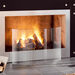 Glass Fireplace Screens