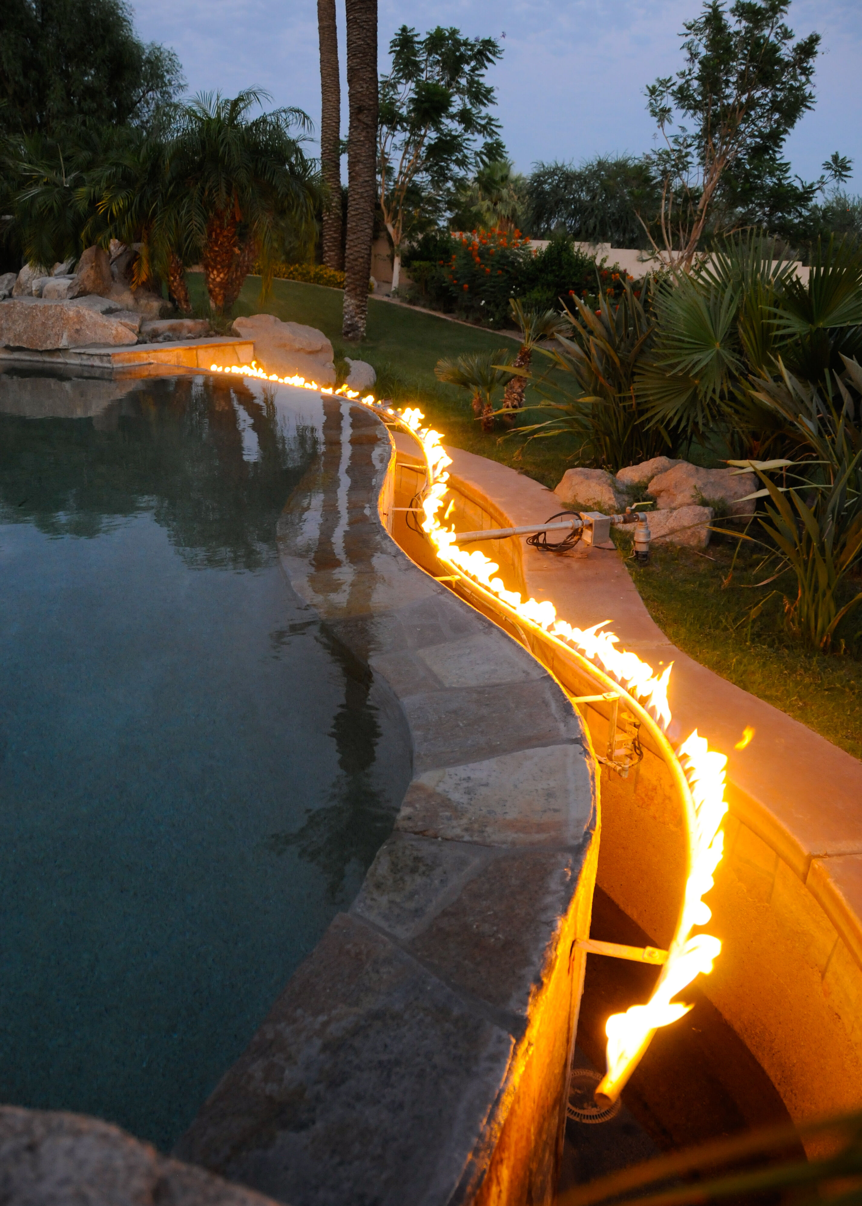 8 Incredible Fire And Water Features, Fire And Water Landscape Features