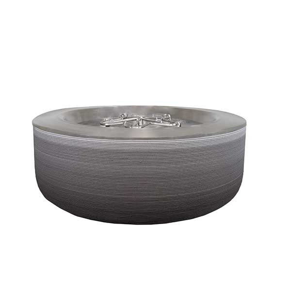 ReForm Stack Gas Fire Pit in Terrain Ombre