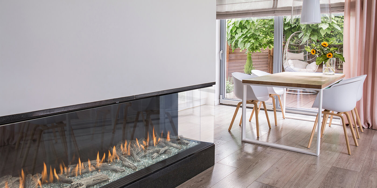 The Prodigy Series gas fireplace by Montigo 