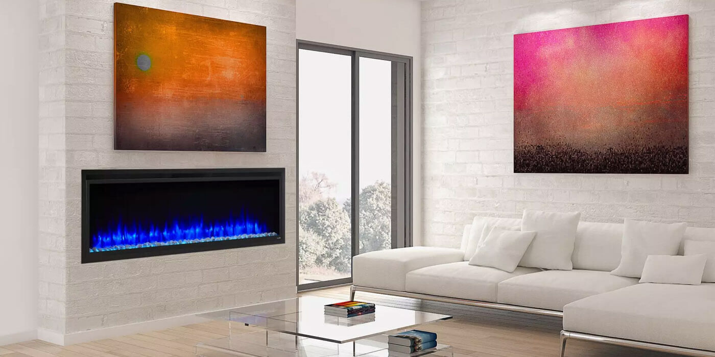Photo of a Simplifire Allusion electric fireplace