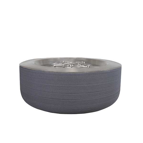 ReForm Stack Gas Fire Pit in Charcoal 