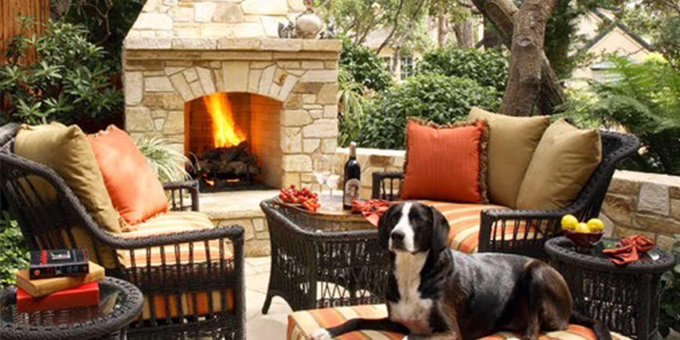 The Magnum Isokern outdoor fireplace