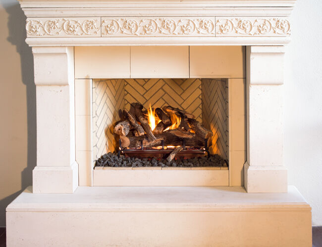 Wood Burning Fireplace To Gas, Can You Vent A Gas Fireplace Down