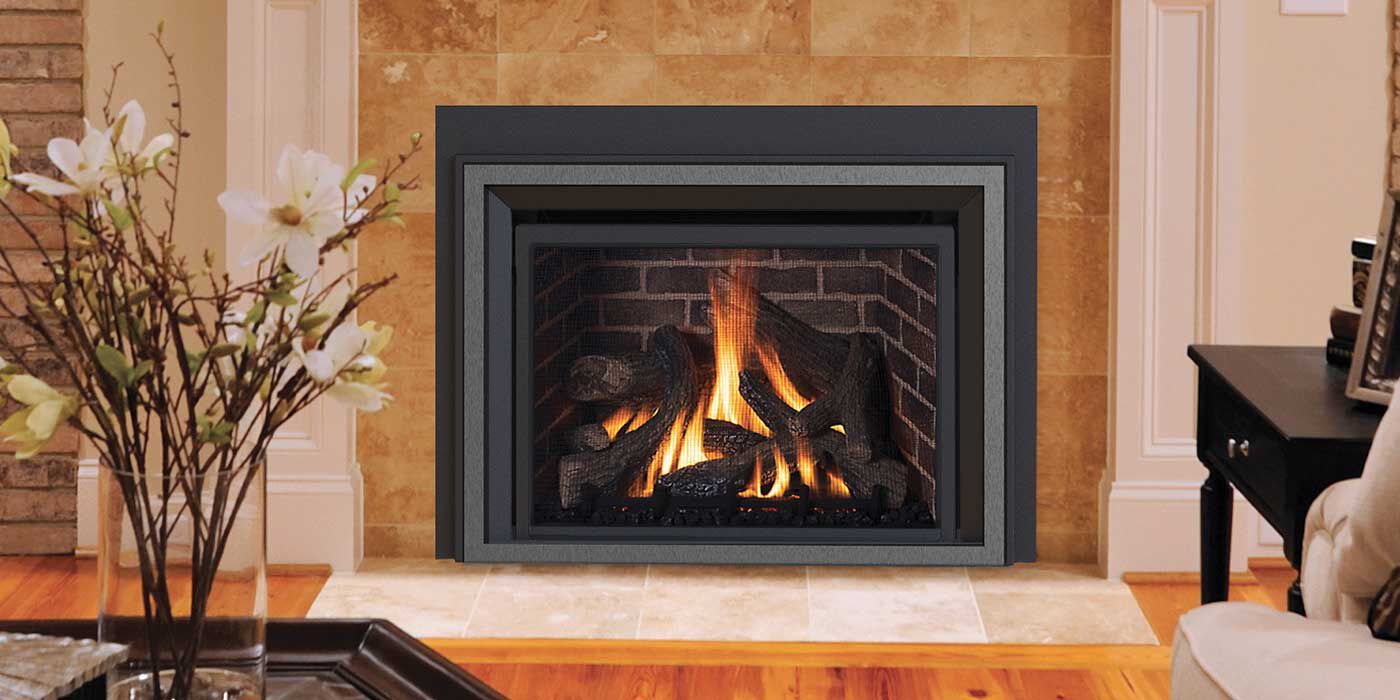 The Madison Park 34 Gas Fireplace Insert from IronStrike has a versatile, easy to install design made for any zero-clearance, masonry, or factory-built fireplace.