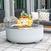 The FlameCraft ReForm Stack Gas Fire Pit 