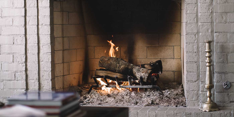 A traditional hearth with an Isokern wood burning fireplace 