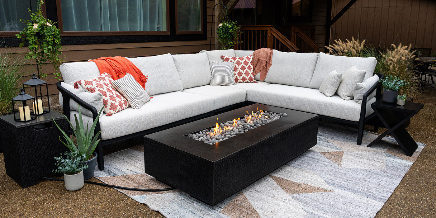 The FlameCraft Zen Gas Fire Pit  The FlameCraft Zen Gas Fire Pit