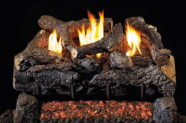 Evening Fyre Charred Gas Logs