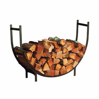 The Stronghold Easy Stack outdoor firewood rack from Heritage 