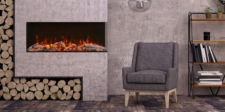 The Tru-View XL Indoor/Outdoor Electric Fireplace by Amantii