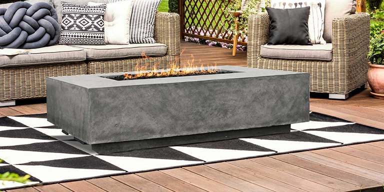 The Tavola 4 Gas Fire Pit by Prism Hardscapes