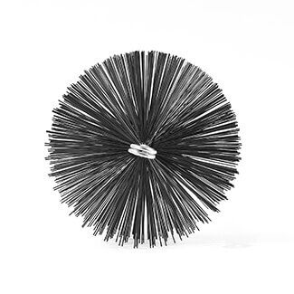 A round chimney brush from A.W. Perkins