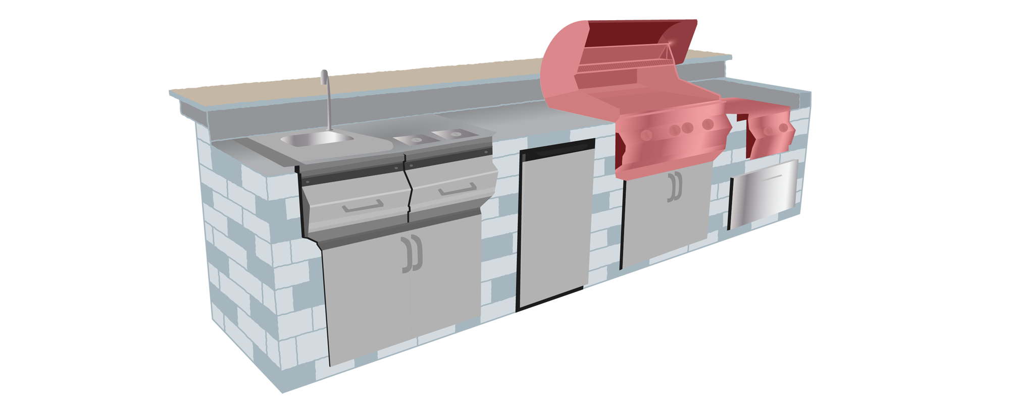 Outdoor Kitchen Buying Guide  KickAssGrills Learning Center