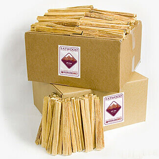25 lb. Fatwood fire starter kit