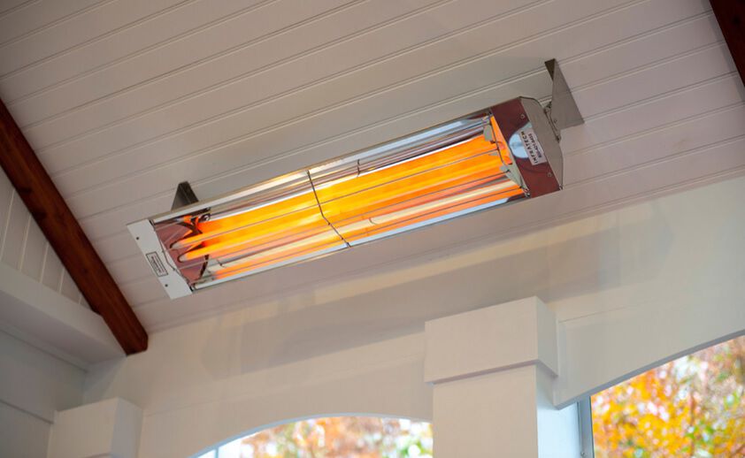 Electric Patio Heater Ing Guide, Outdoor Ceiling Mounted Heat Lamps