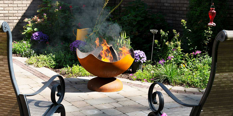 The Stellar wood burning fire pit from Ohio Flame