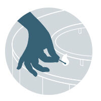 hand holding lit match illustration