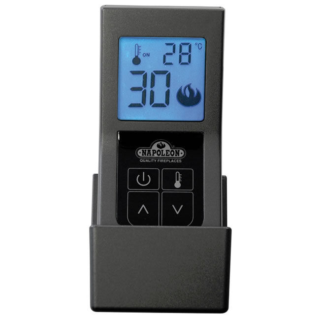 Gray thermostatic hand-held remote control