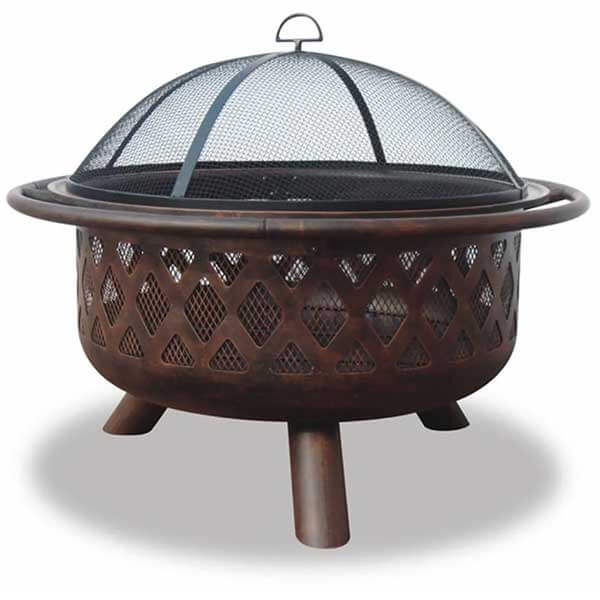 The Oil Rubbed Bronze Fire Pit from Uniflame