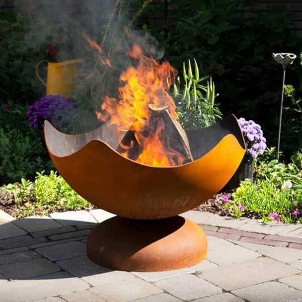 The Stellar Artisan wood burning fire pit from Ohio Flame