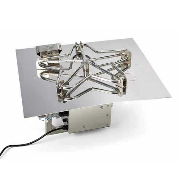 The EI Series Square Penta Burner by HPC can be operated with an app by connecting to a smart device via Bluetooth.