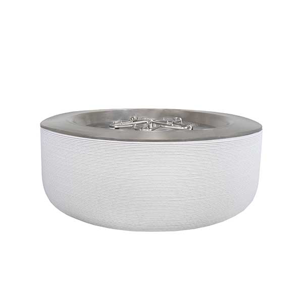 ReForm Stack Gas Fire Pit in Glacier