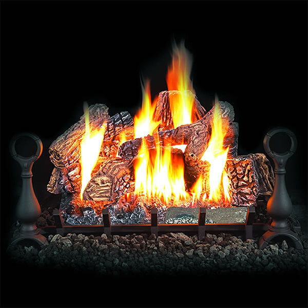 Napoleon's Fiberglow Vented Gas Log Set